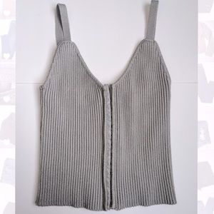Zara grey tank top